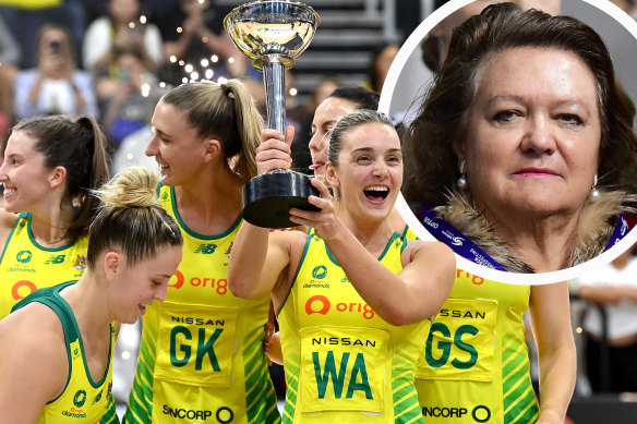 Netball is picking up the pieces after the cancellation of a $15 million partnership with Gina Rinehart’s mining company Hancock Prospecting.