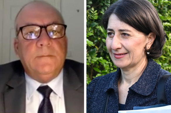 Daryl Maguire and Gladys Berejiklian.