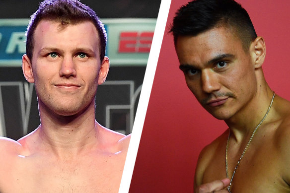 Jeff Horn and Tim Tszyu are scheduled to face each other on Wednesday.