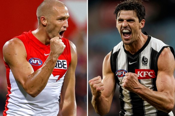 The Swans and the Magpies face off in one of the most anticipated games of the AFL season on Sunday.