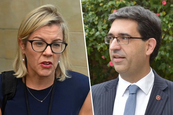 WA Liberals leader Libby Mettam and ‘The Clan’ powerbroker, MLC Nick Goiran.