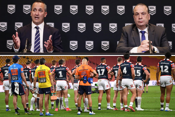 COVID-19 has cost the NRL $100 million, however, Peter V’landys still says the code is in a better state than last year.