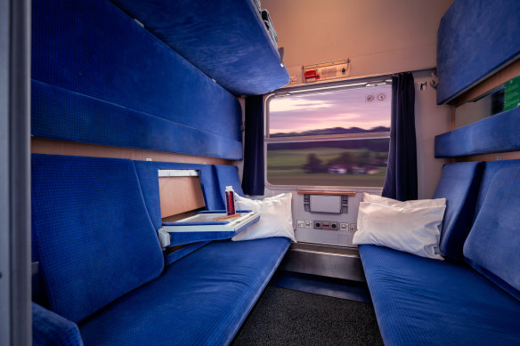 European Sleeper’s “Good Night Train” from Brussels-Berlin to Prague.