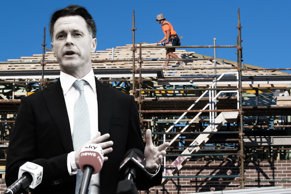 Chris Minns has declared he wants to turbocharge development to address housing shortages.