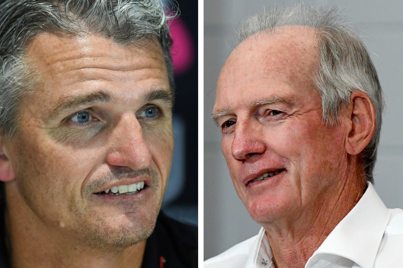 Ivan Cleary and Wayne Bennett.