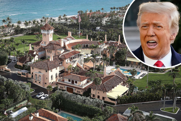 Donald Trump’s Mar-a-Lago estate in Florida was raided by the FBI.