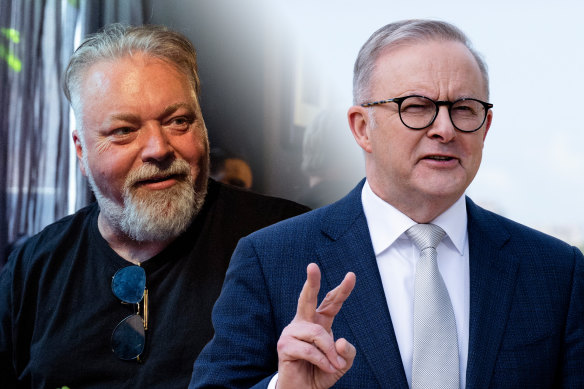 Prime Minister Anthony Albanese is under fire for attending Kyle Sandilands’ wedding.