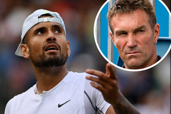 Nick Kyrgios and Pat Cash.