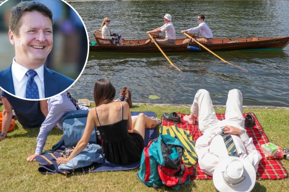 King’s headmaster Tony George went on a business-class trip with his wife to the UK to watch the Royal Henley Regatta. 

