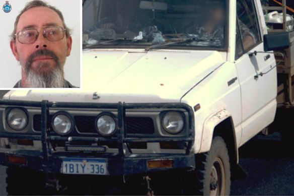 Police are searching for Kenneth Giles and his ute. 