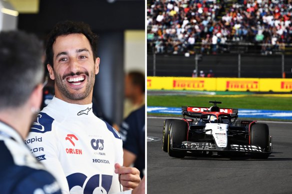 Daniel Ricciardo scored points for Scuderia AlphaTauri at the Mexican Grand Prix. 