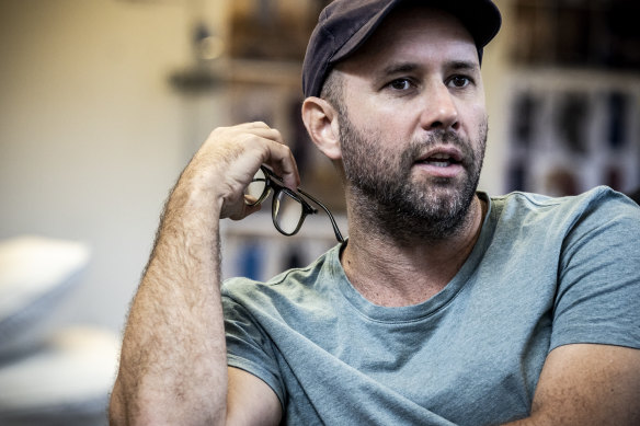 Eamon Flack in rehearsals for The Master and Margarita.