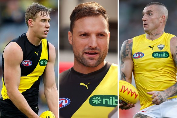 Tom Lynch, Toby Nankervis and Dustin Martin are all expected to return for the Tigers.