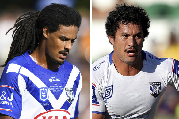 Canterbury stars Jayden Okunbor and Corey Harawira-Naera have been suspended indefinitely after taking two girls back to their hotel. 