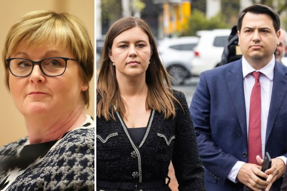 Linda Reynolds launched defamation action against both Brittany Higgins and her partner David Sharaz.