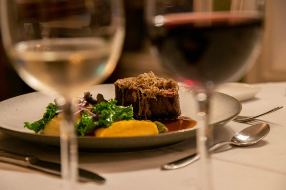 Wined at dined at Haaheim Gaard.
