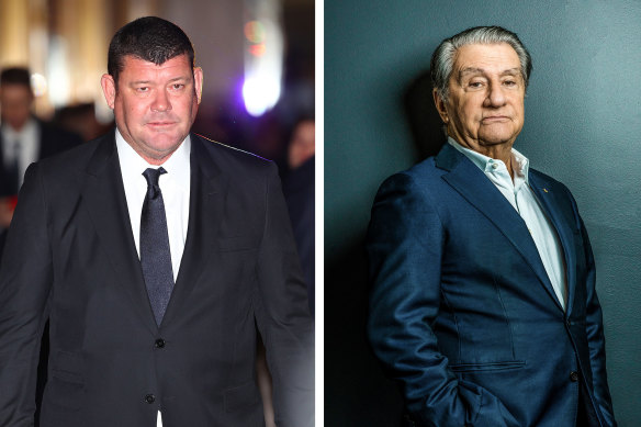 James Packer and Nick Politis.