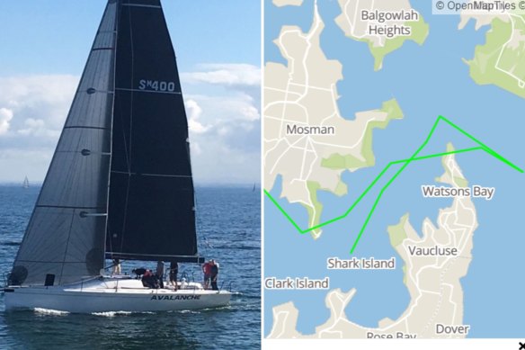 Retired two-hander Avalanche had a short journey in the Sydney to Hobart.