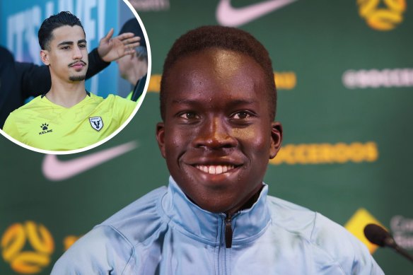 Daniel Arzani has a few words of advice for emerging Socceroos sensation Garang Kuol.