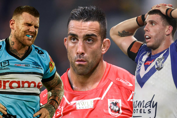 Josh Dugan, Paul Vaughan and Adam Elliott have all been hit with heavy fines.