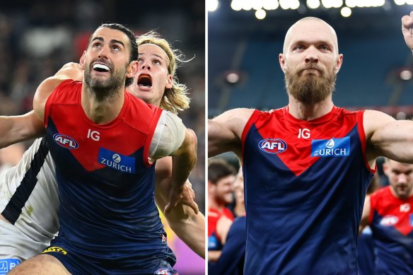 Melbourne says it’s experiment to have ruckmen Brodie Grundy and Max Gawn in the same team has not worked out so far.