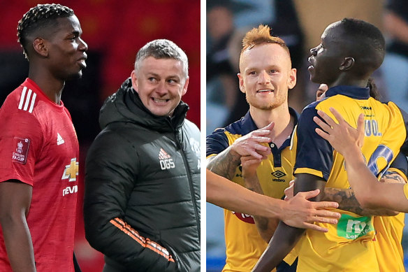 Manchester United’s talks with the Central Coast Mariners are in the early stages.