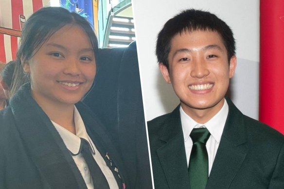 Pymble Ladies’ College’s Chloe Hoang came first in English advanced, and Kevin Wang from The King’s School who came equal first in chemistry and topped the state in the highest-level maths extension 2 course.