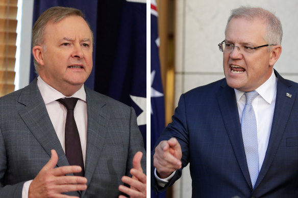 The contrasting response of the two major party leaders, Anthony Albanese and Scott Morrison, has been telling.