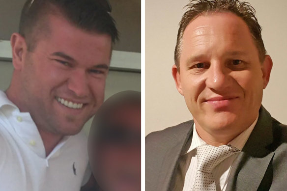 Tristan Waters (left) and David Campbell are on trial in the NSW District Court for their alleged roles in a cocaine shipment from China.