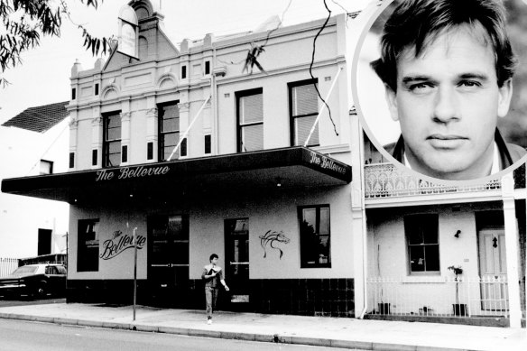 Mark Johnston went missing after a night out at The Bellevue Hotel in Paddington in 1986.