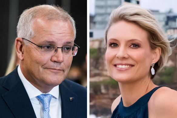 Scott Morrison and Katherine Deves.