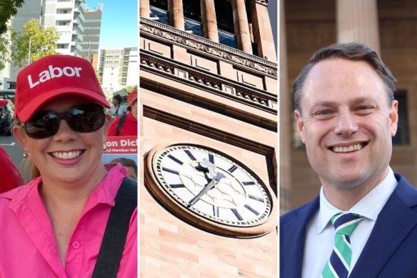 Labor has confirmed Tracey Price (left) will challenge LNP Lord Mayor Adrian Schrinner (right) at the 2024 council elections.