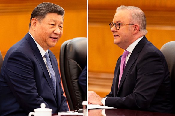 In Anthony Albanese’s talks with China’s President Xi Jinping this week, he “did not shrink from the difficult topics”.