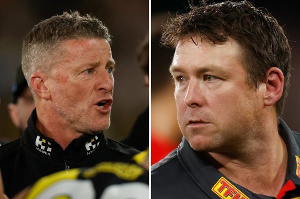 Damien Hardwick has been heavily linked to replace Stuart Dew at the Suns.