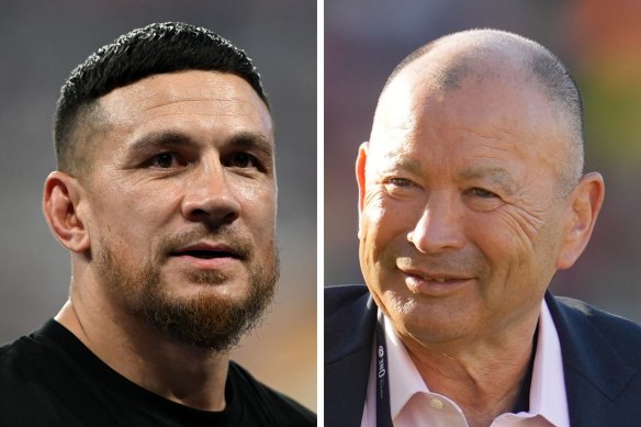 Sonny Bill Williams and Eddie Jones. 