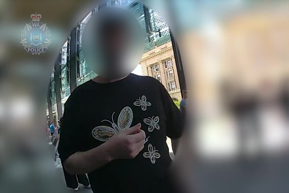 The man accused of making and throwing a bomb at an Invasion Day rally in Perth’s CBD.