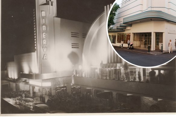 Then and now: The Minerva Theatre.
