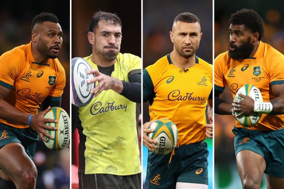 Samu Kerevi, Rory Arnold, Quade Cooper and Marika Koroibete were all selected under the revised Giteau Law.