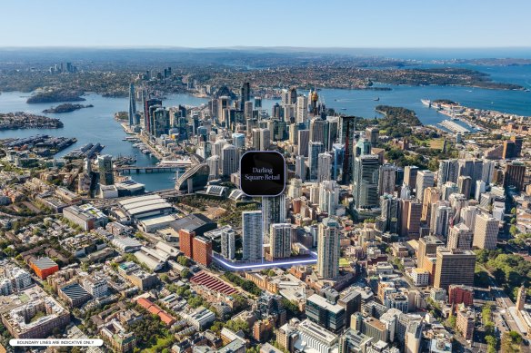 Lendlease is selling the leasehold of the Darling Square retail precinct in Sydney’s Darling Harbour