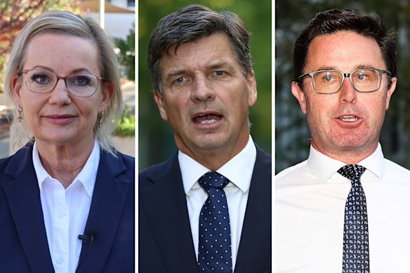 Sussan Ley and Angus Taylor will tussle for the Liberal leadership on Tuesday after David Littleproud retained the leadership of the Nationals on Monday.
