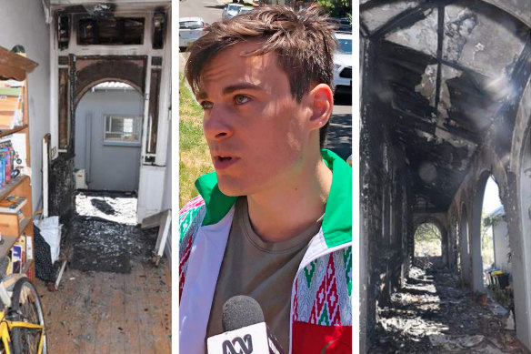 Police files reveal the damage done to the home of Jordan Shanks, aka FriendlyJordies, in what police call an organised crime arson attack.