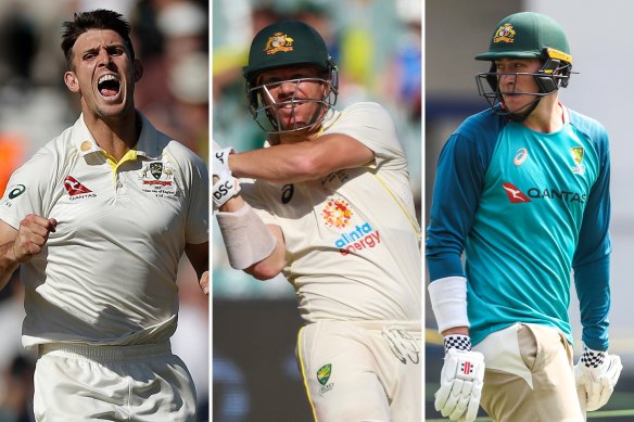 Mitch Marsh, David Warner and Matt Renshaw have all booked their tickets to the UK.