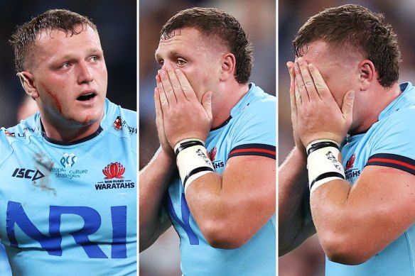The Waratahs are praying scans give good news for Angus Bell.