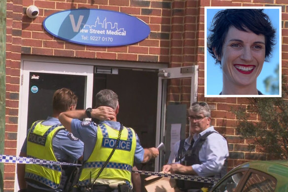 Dr Anna Chaney was allegedly attacked as she worked at her Perth medical practice.