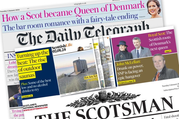 Great Scot! British papers have claimed Mary as their own.