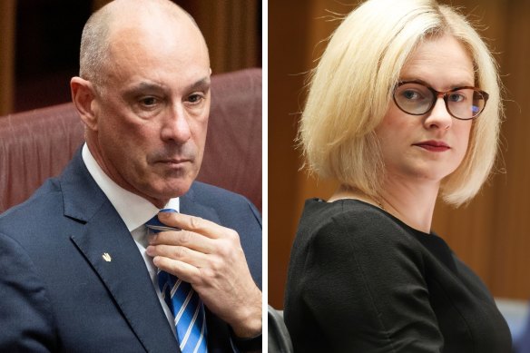 Senator David Van has denied inappropriately touching former Liberal senator Amanda Stoker at a function at Parliament House three years ago.