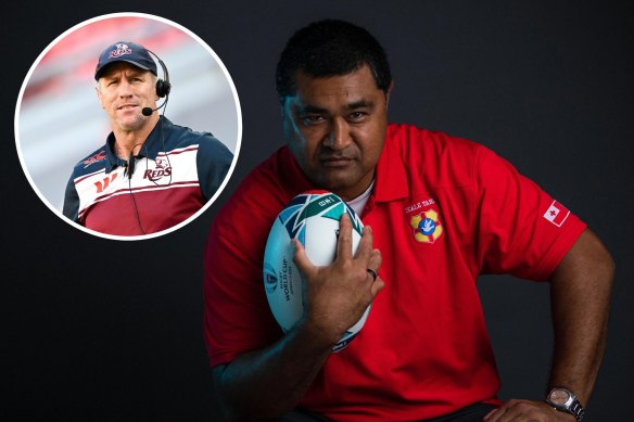 Wallabies and Reds legend, and current Tonga coach, Toutai Kefu is tipped to replace Brad Thorn as Reds head coach.