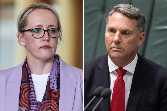 Jo Tarnawsky and Richard Marles.