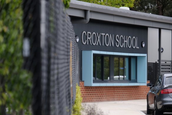 Croxton School has also been locked down due to the northern metro outbreak.