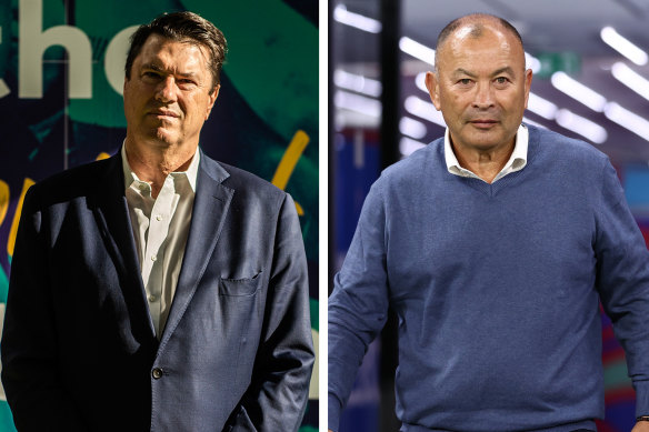 Hamish McLennan and Eddie Jones.